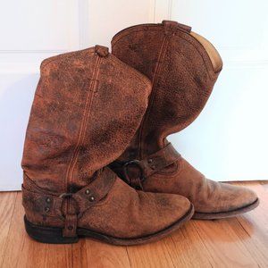 Frye Wyatt Harness Boots